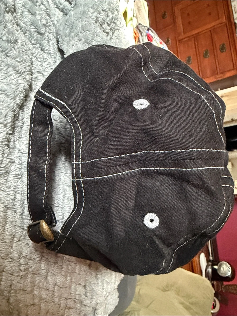 Bud Light Black Baseball Cap with Blue Logo